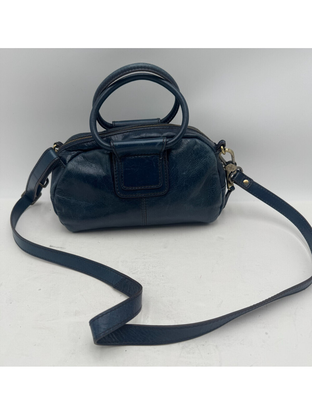 Hobo Sheila Women's Handbag Blue Twin Top Handle Adjustable Strap Crossbody Bag